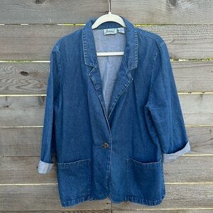 Vintage Denim Blazer